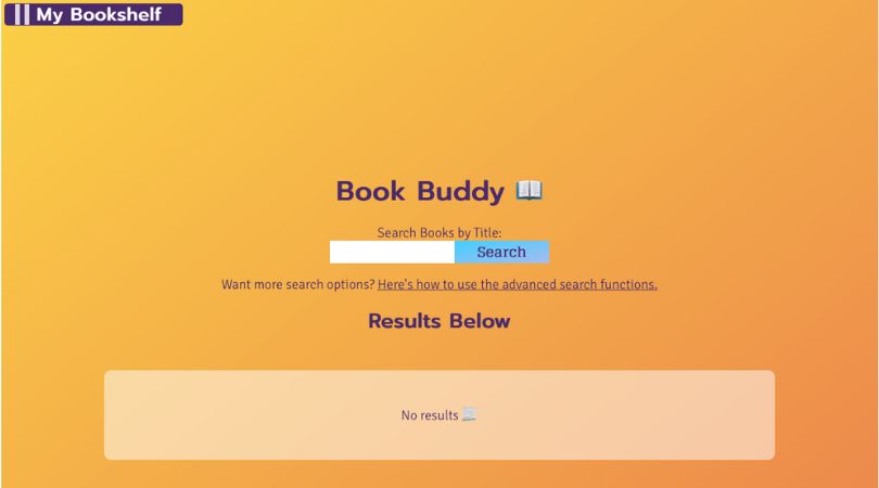 Book Search and Save desktop screenshot